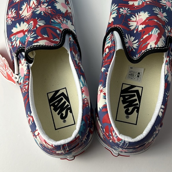 NWT Vans Floral Graffiti Slip On SZ-W8.5 / M7 - Picture 4 of 12